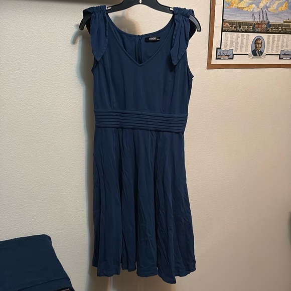 EShakti women’s dress Sz 12 Teal Jersey Sleeveless with Pockets, NWOT 💙💚 - Picture 1 of 7